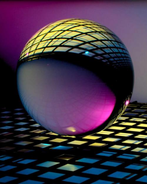 		a colorful orb
	