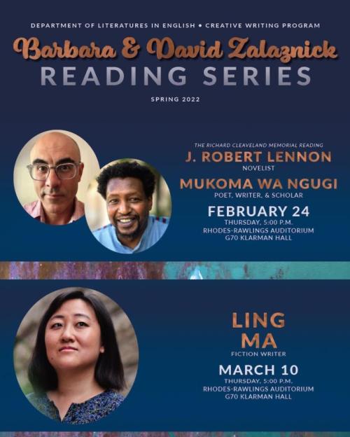 		Event poster: Zalaznick Reading Series
	