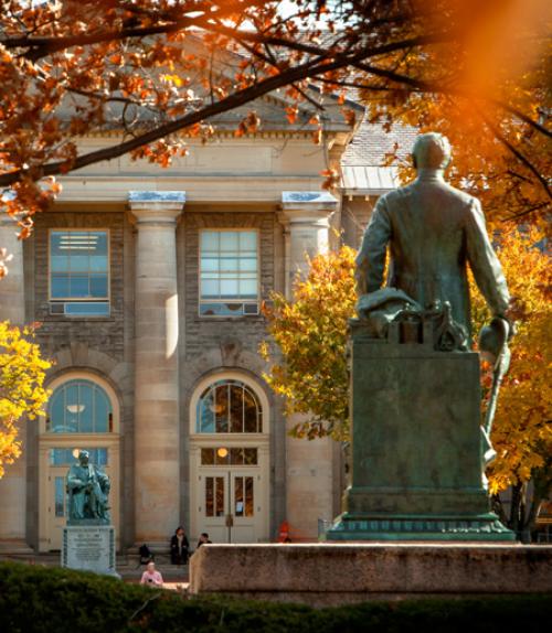 		 Goldwin Smith Hall in the fall
	
