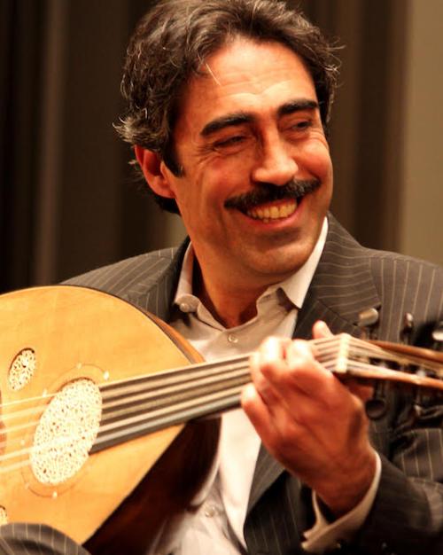 		Person playing a stringed instrument
	